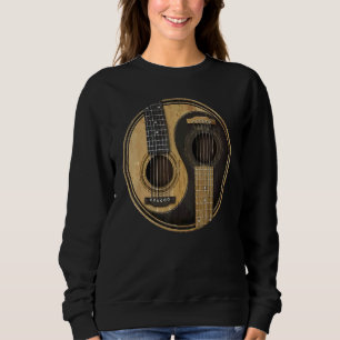 Ying Yang Guitar Pick Guitarist Guitar Guita Boy Sweatshirt