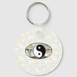 Ying-Yang Key Ring