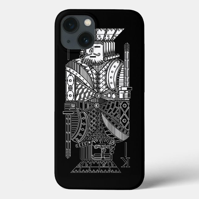 Ying Yang King Case-Mate iPhone Case (Back)