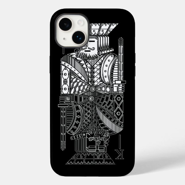 Ying Yang King Case-Mate iPhone Case (Back)