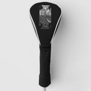 Ying Yang King Golf Head Cover