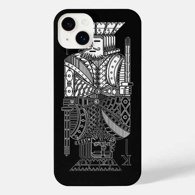 Ying Yang King iPhone Case (Back)