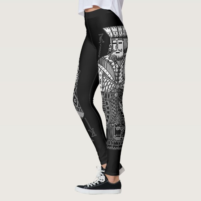 Ying Yang King Leggings (Left)
