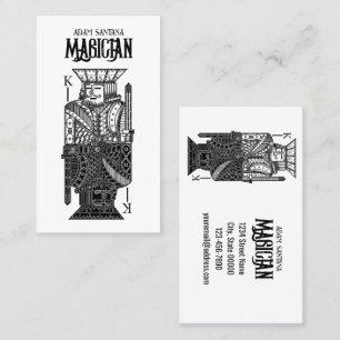 Ying Yang King Magician Business Card
