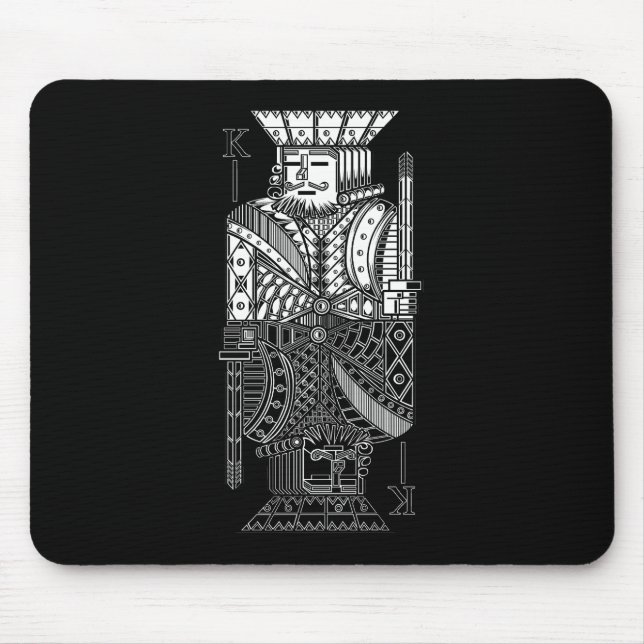 Ying Yang King Mouse Mat (Front)