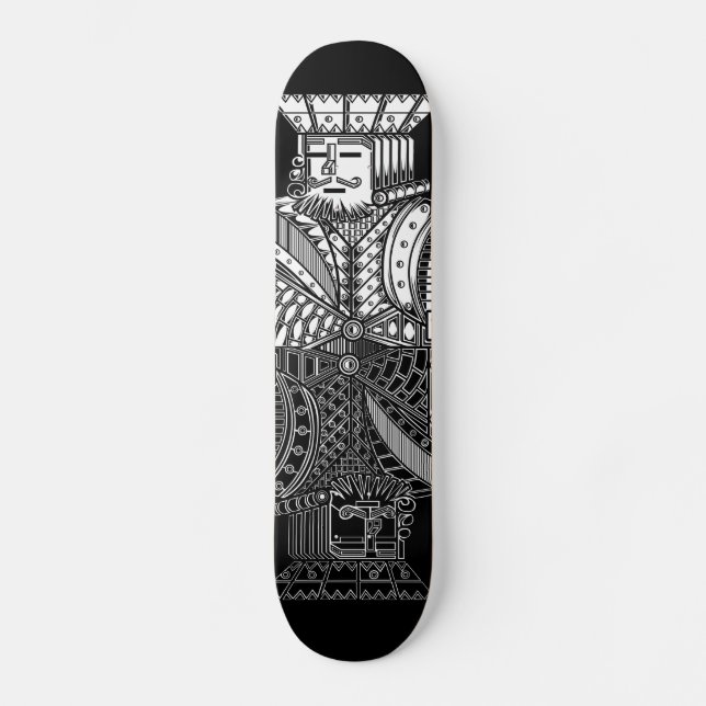 Ying Yang King Skateboard (Front)
