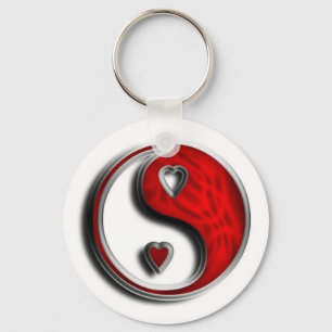 Ying Yang Love Key Ring
