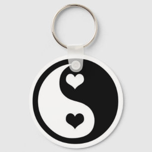 Ying Yang Love Key Ring