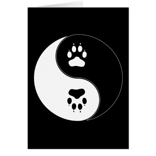 Ying Yang Paw Print (Front)