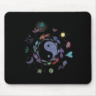 Ying Yang Shirt, Tai Chi T Shirt Design Mouse Mat
