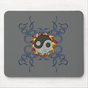 Ying Yang Tribal Mouse Mat