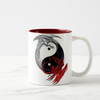 Ying Yang Two-Tone Coffee Mug