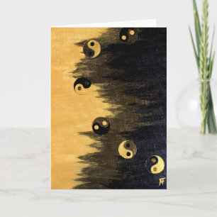 Ying-Yang-Yogi Greeting Card