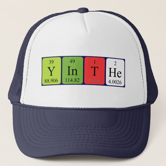 Yinthe periodic table name hat (Front)