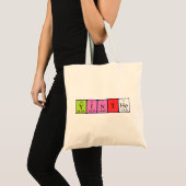 Yinthe periodic table name tote bag (Front (Product))