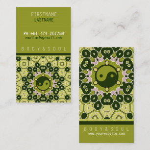 YINYANG green Business Card