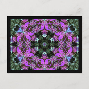 YinYang Hexagon Postcard