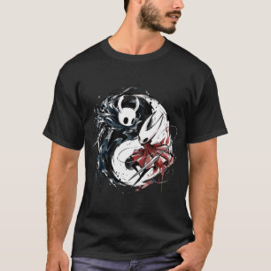YinYang Hollow Knight Silksong Ghost vs Hornet Ret T-Shirt
