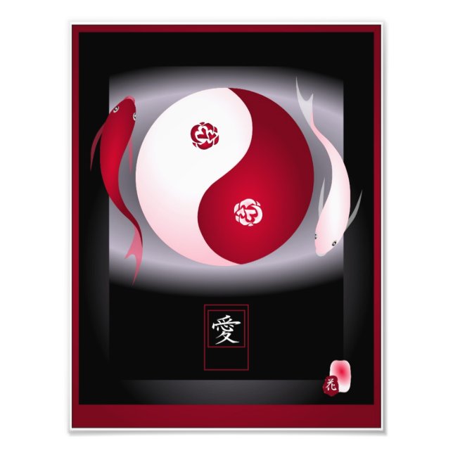 YinYang Love art print (Front)