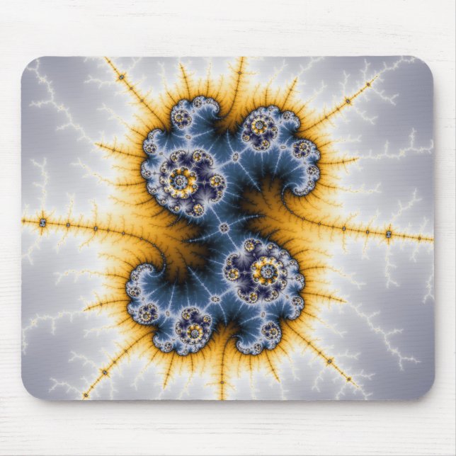 Yinyang Twister - Fractal Mousepad (Front)