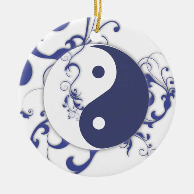 Yinyang with scrolls ornament (Front)
