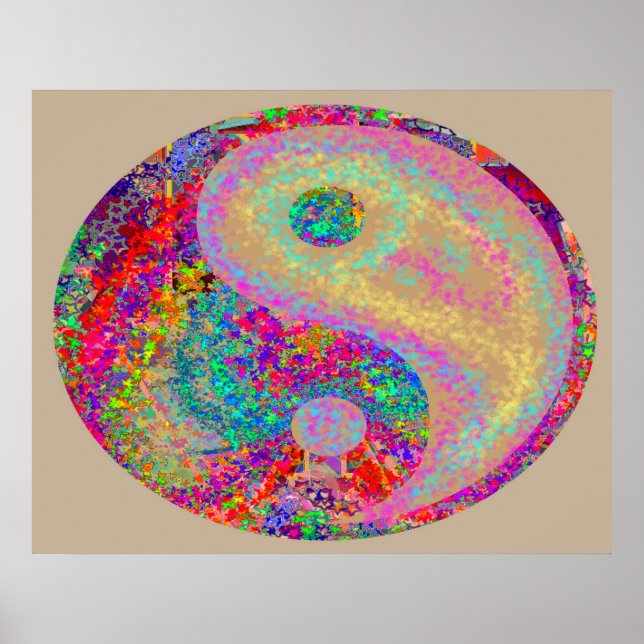 YinYang Yin Yang Healing Master's Symbols Poster (Front)