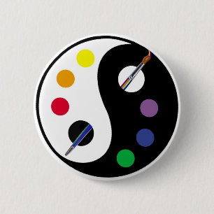 yinyangPalette 6 Cm Round Badge