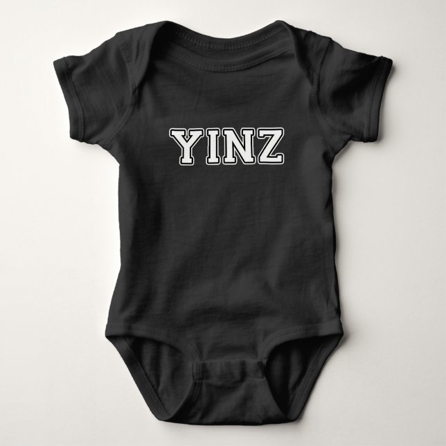 Yinz Baby Bodysuit (Front)