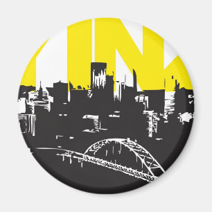 Yinz Pittsburgh Magnet