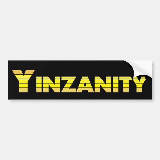 YINZANITY Bumper Sticker (Front)