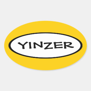 Yinzer Oval Sticker