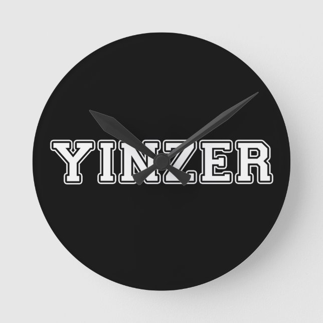 Yinzer Round Clock (Front)