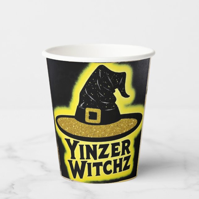 YinzerWitchz  Paper Cups (Front)