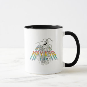Yip Yips B&W Sketch Drawing Mug