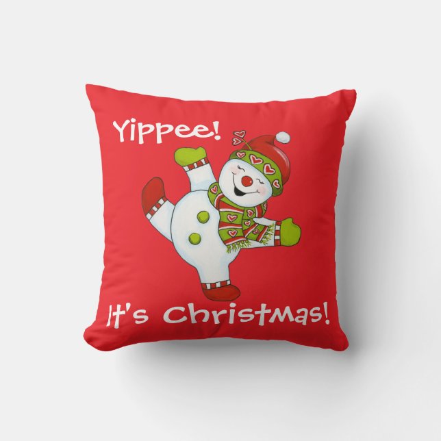 Yippee! It's Christmas! Cushion (Front)