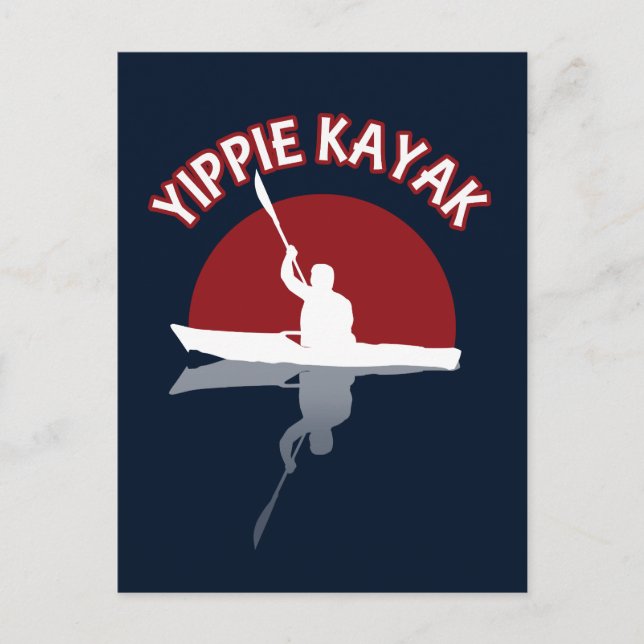 Yippie Kayak Postcard (Front)