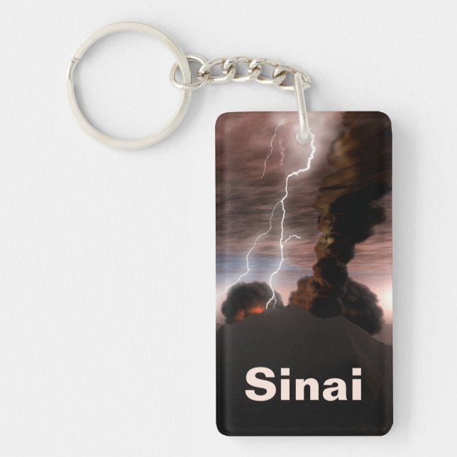 Yitro - Mt. Sinai Key Ring (Front)
