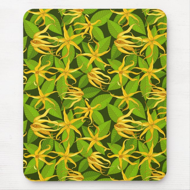 Ylang Ylang Exotic Scented Flowers Mouse Mat (Front)