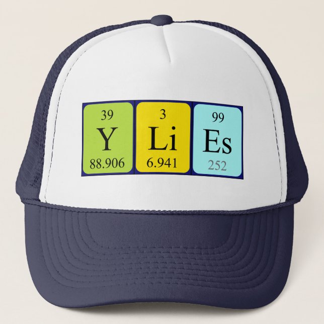 Ylies periodic table name hat (Front)