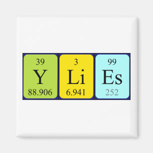 Ylies periodic table name magnet