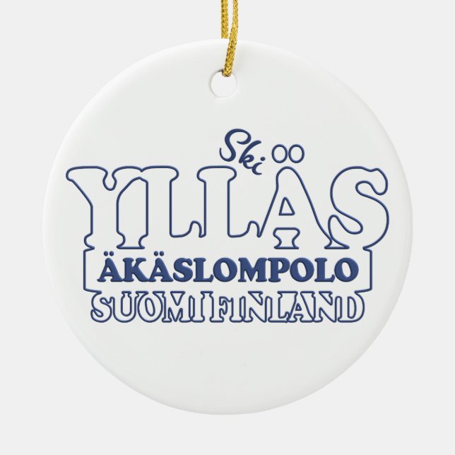 YLLÄS FINLAND ornament (Front)