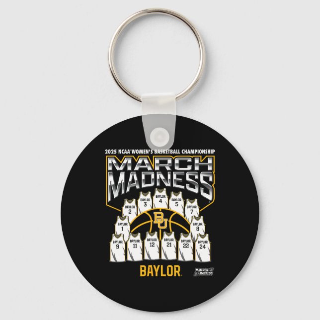 Ylor March Madness 2025 Women's Sketll Nil  Key Ring (Front)
