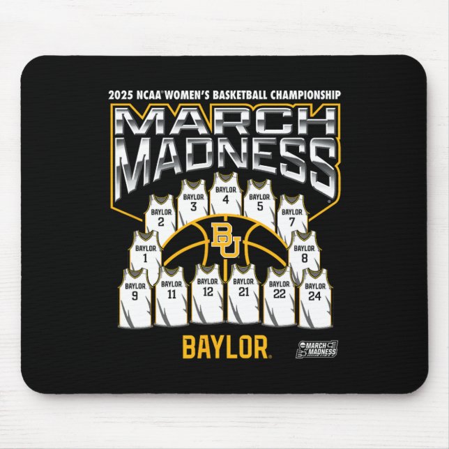 Ylor March Madness 2025 Women's Sketll Nil  Mouse Mat (Front)