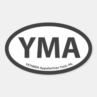 YMA Oval Sticker