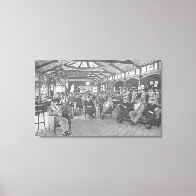YMCA Hostel, Piccadilly, Manchester, c.1910 Canvas Print (Front)