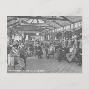 YMCA Hostel, Piccadilly, Manchester, c.1910 Postcard