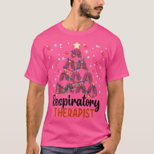 YNBV Respiratory Therapist Christmas Tree Xmas PT  T-Shirt