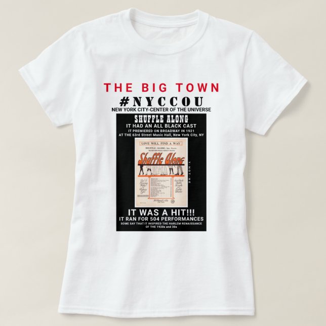 YNOTME SHUFFLE ALONG T-Shirt (Design Front)