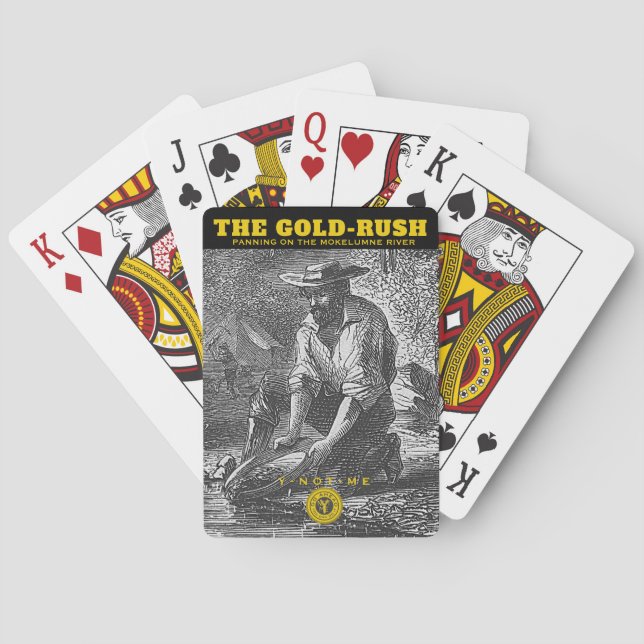 YNOTME THE GOLD-RUSH 3 PLAYING CARDS (Back)