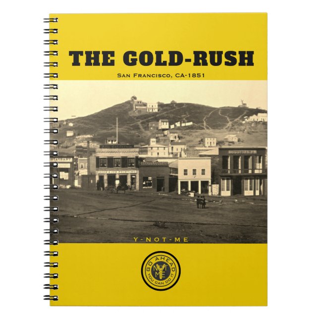 YNOTME THE GOLD-RUSH 3g Notebook (Front)